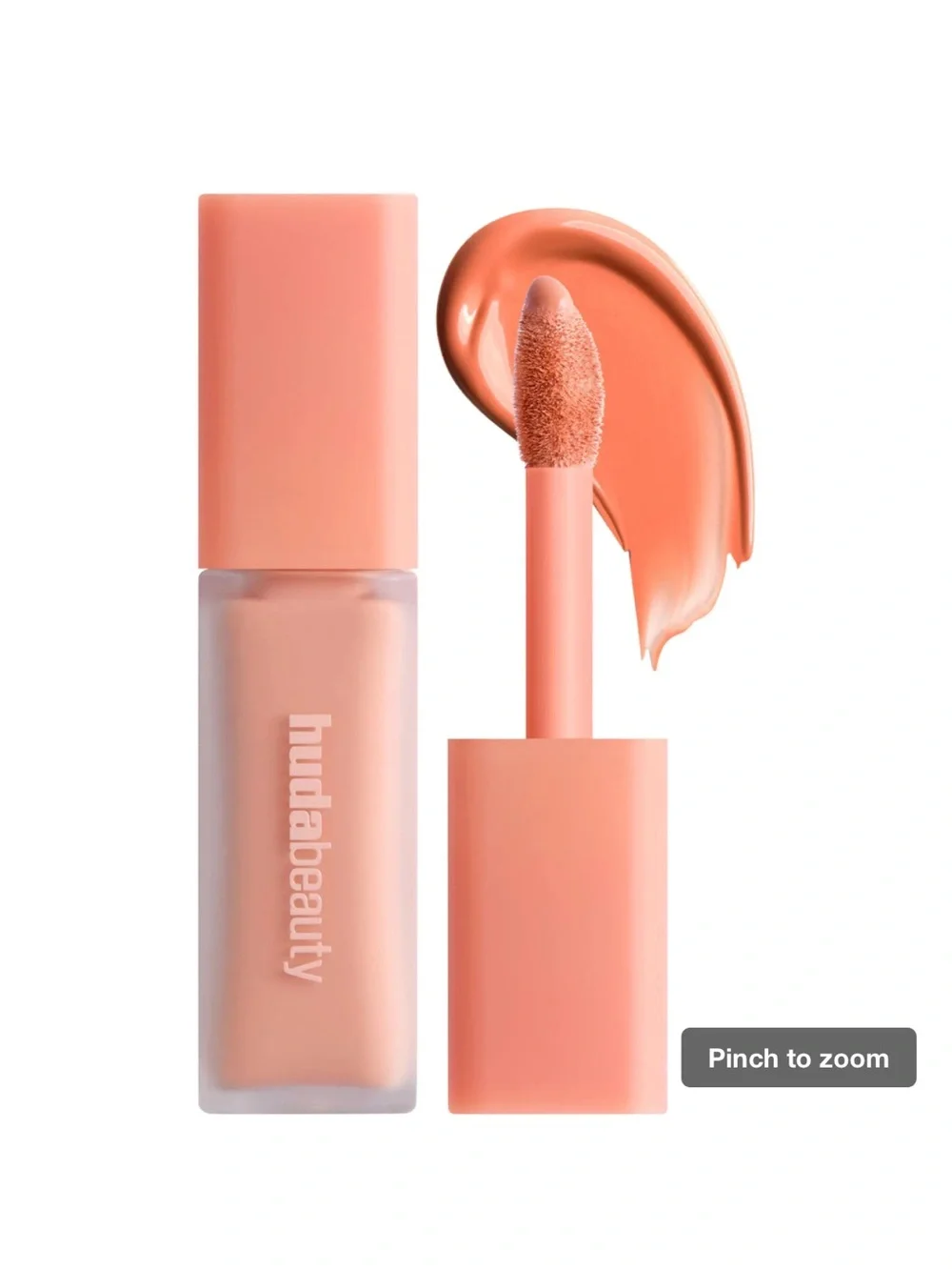 HUDA BEAUTY Peach Liquid Matte Lip Tint